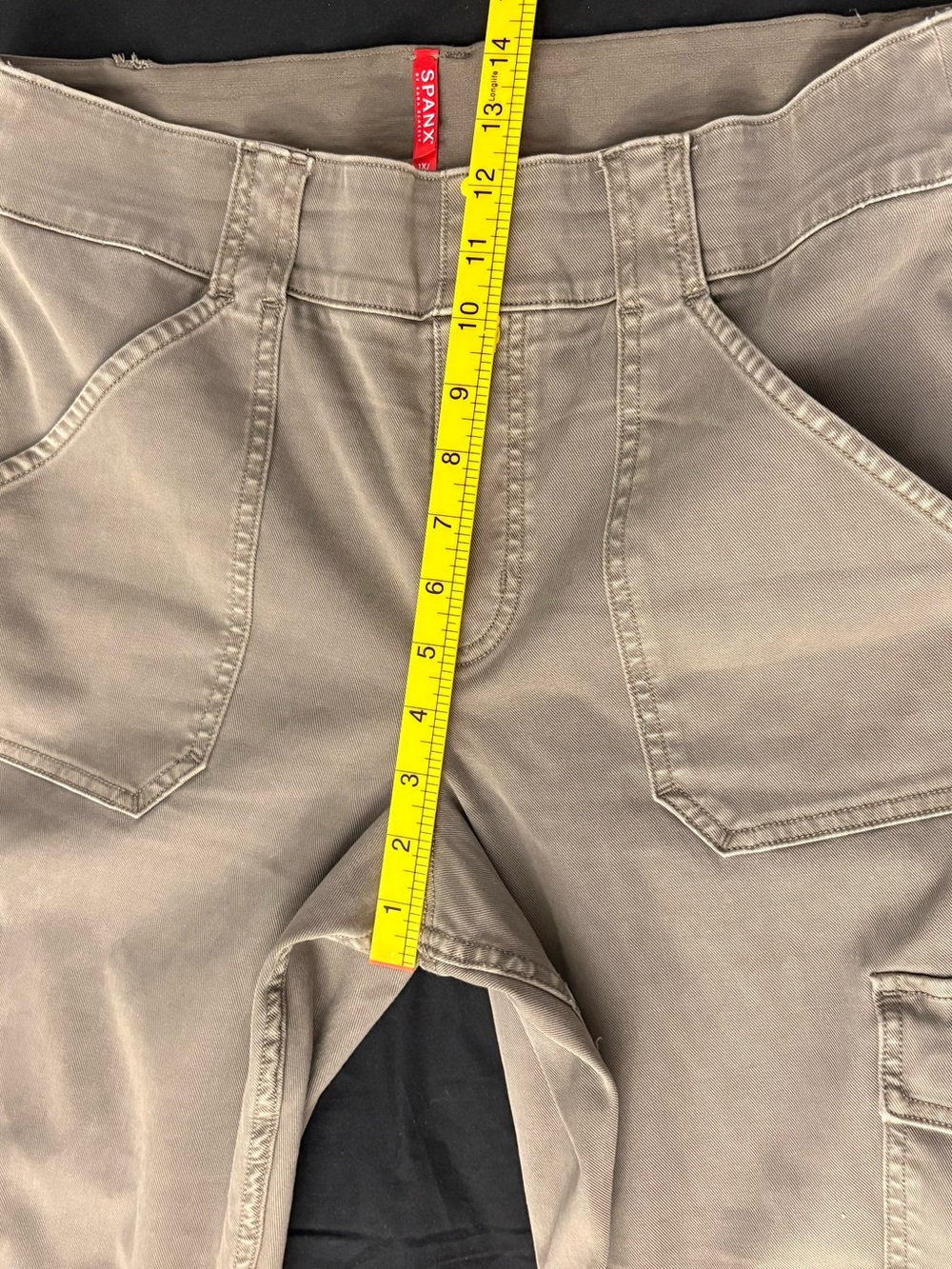 SPANX Women’s Pull-On Cargo Pants in Light Taupe, Size 1X (EUC) - Picture 8 of 11
